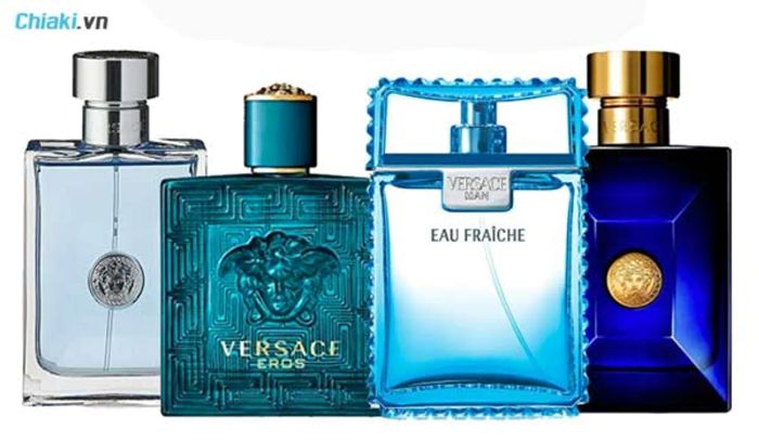 các thương hiệu nước hoa danh tiếng như Versace