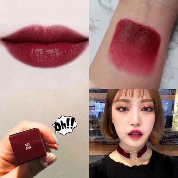 Son MAC Diva - Sắc đỏ rượu bí ẩn, mê hoặc