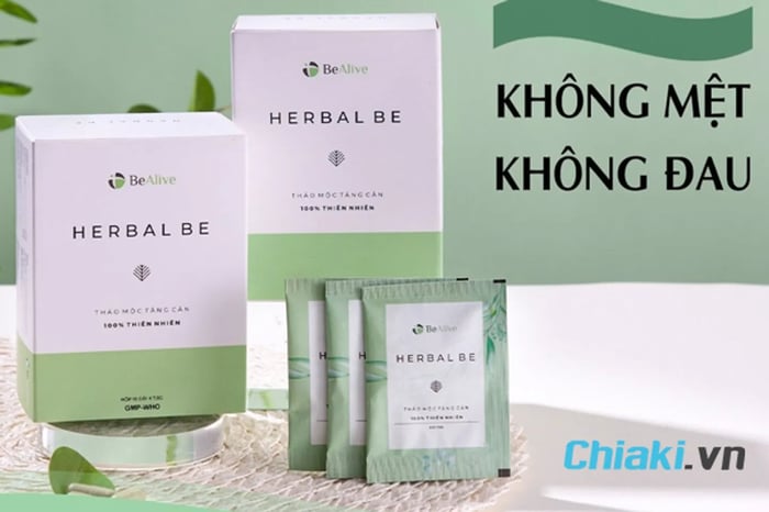 Thảo mộc tăng cân Herbal Be Bealive