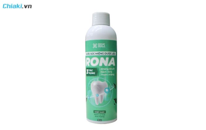 nước súc miệng không chứa cồn Rona Cocayhoala