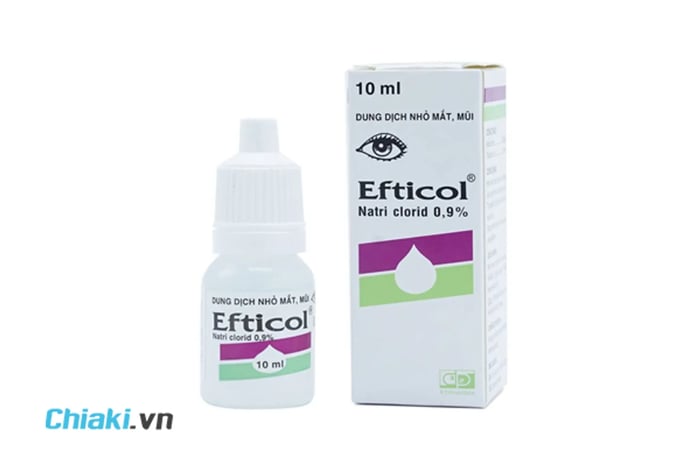 Thuốc nhỏ mắt cho trẻ sơ sinh Efticol 0.9%