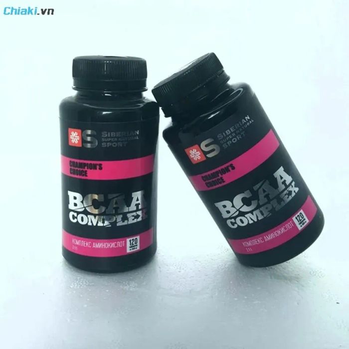 Viên uống Siberian Super Natural Sport BCAA Complex giúp tăng cường sức khỏe tổng thể