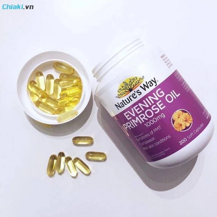 Viên uống tinh dầu hoa anh thảo của Nature's Way Evening Primrose Oil