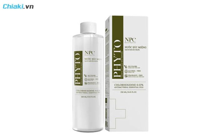 nước súc miệng không chứa cồn Phyto Fresh & Natural Mouthwash