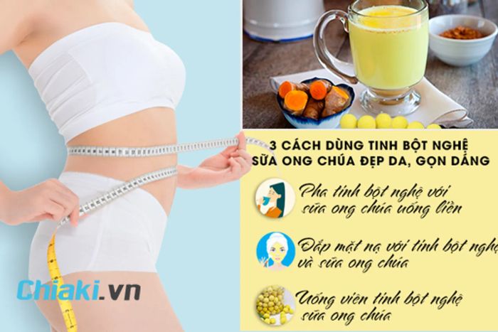 3 phương pháp sử dụng viên nghệ sữa ong chúa