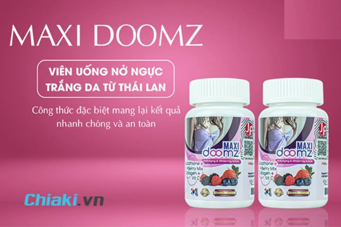 Viên uống nở ngực se khít vùng kín Thái Lan Maxi Doomz