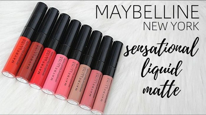 Son lì dạng kem Maybelline New York Sensational Liquid Matte