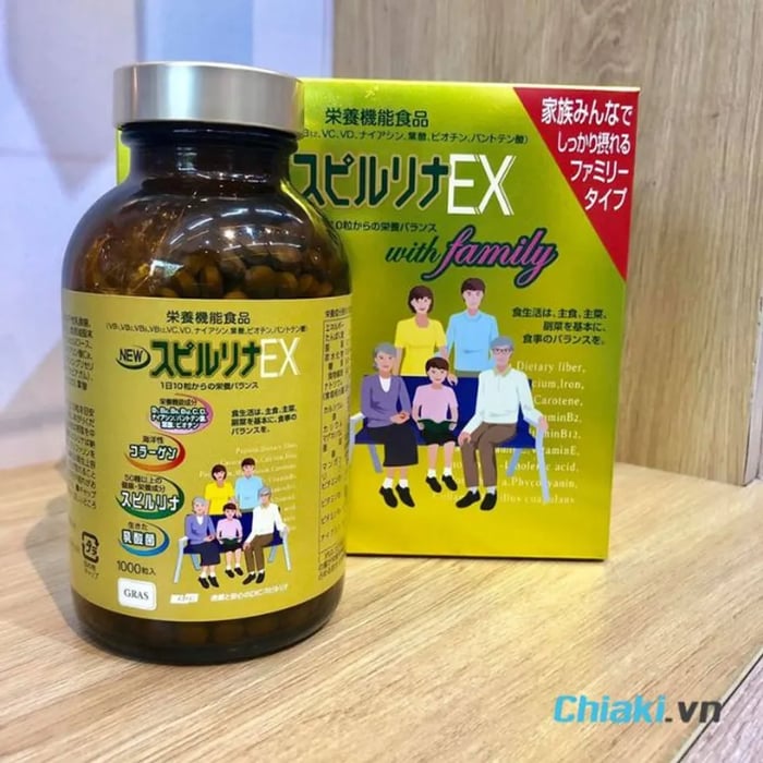 Spirulina EX của Nhật là sản phẩm giúp tăng cân