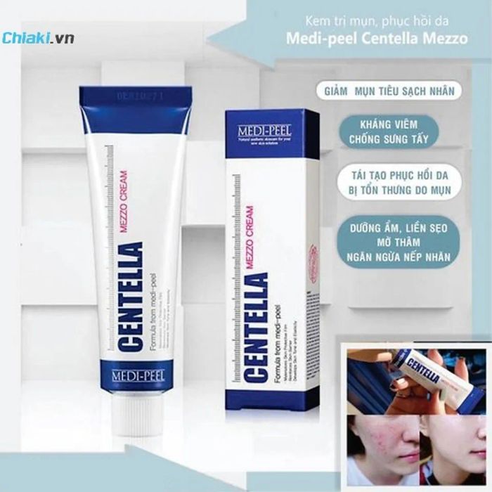 Kem cải thiện mụn Centella Mezzo Cream Medi Peel