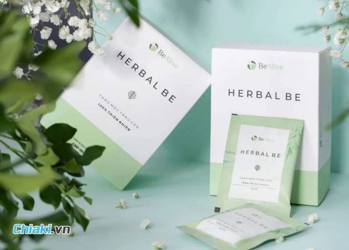 Trà thảo mộc Bealive Herbal Be giúp tăng cân