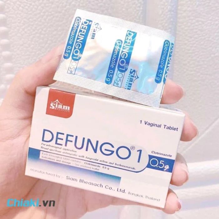 Viên đặt phụ khoa trị nấm candida Defungo 1