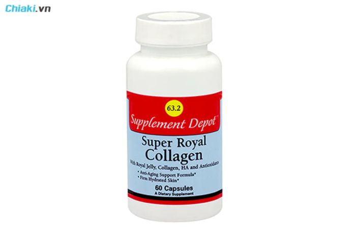 viên uống sữa ong chúa Mỹ 63.2 Super Royal Collagen