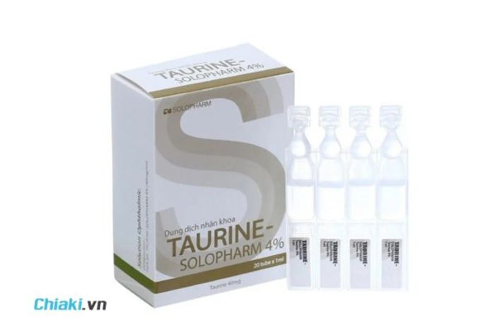 Thuốc nhỏ mắt dạng tép Taurine Solopharm hộp 20 ống