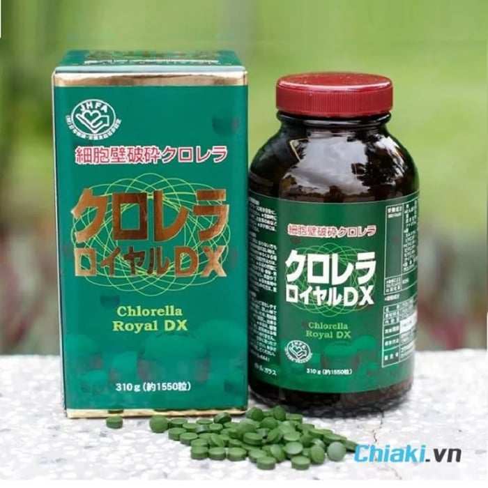 Viên uống tăng cân Chlorella Royal DX của Nhật