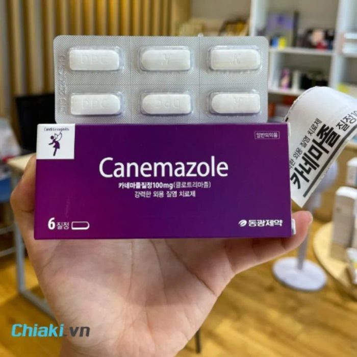 Đặc trị nấm ngứa Canemazole 100mg