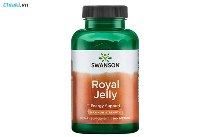 viên uống sữa ong chúa của mỹ Swanson Royal Jelly 