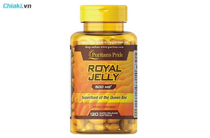 viên uống sữa ong chúa của Mỹ Royal Jelly Puritan's Pride