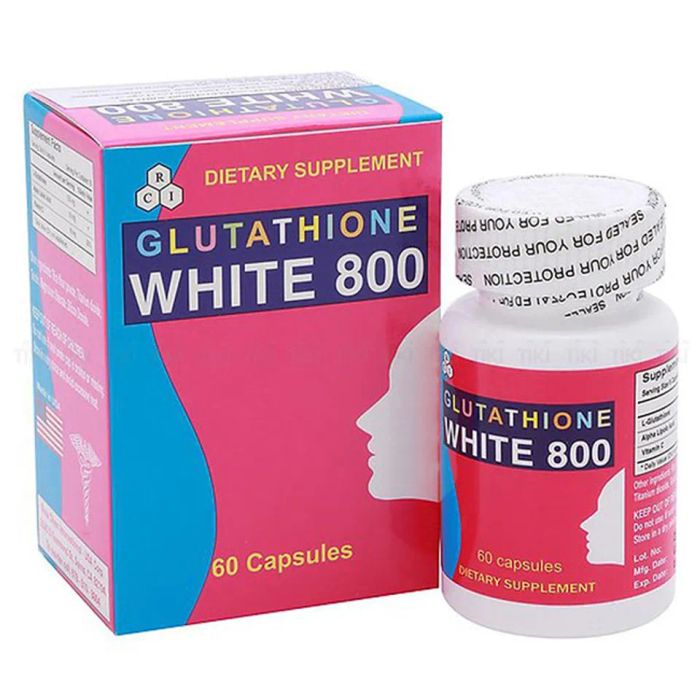 Viên uống trắng da Glutathione White 800