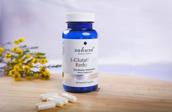 Viên uống trắng da Sakura L-Glutathione Reduced