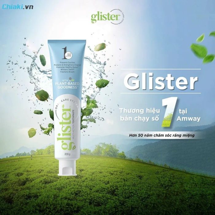 Kem đánh răng niềng răng Amway Glister cải thiện vấn đề răng miệng