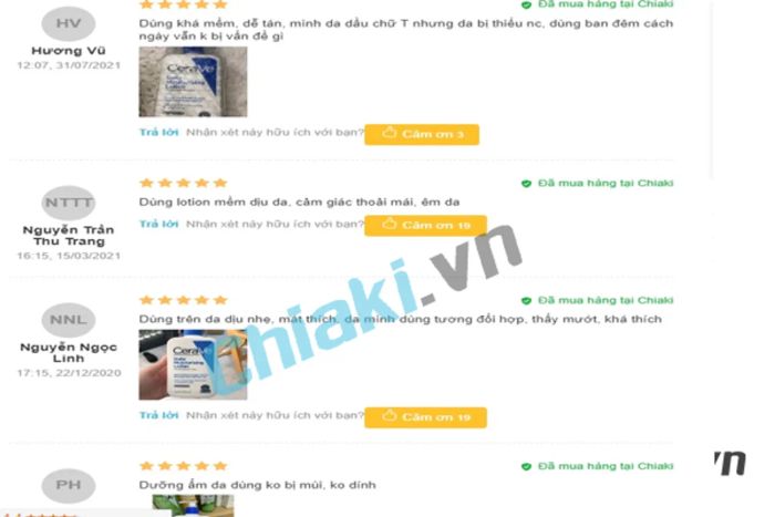 Review Kem dưỡng ẩm cho da khô CeraVe Daily Moisturizing