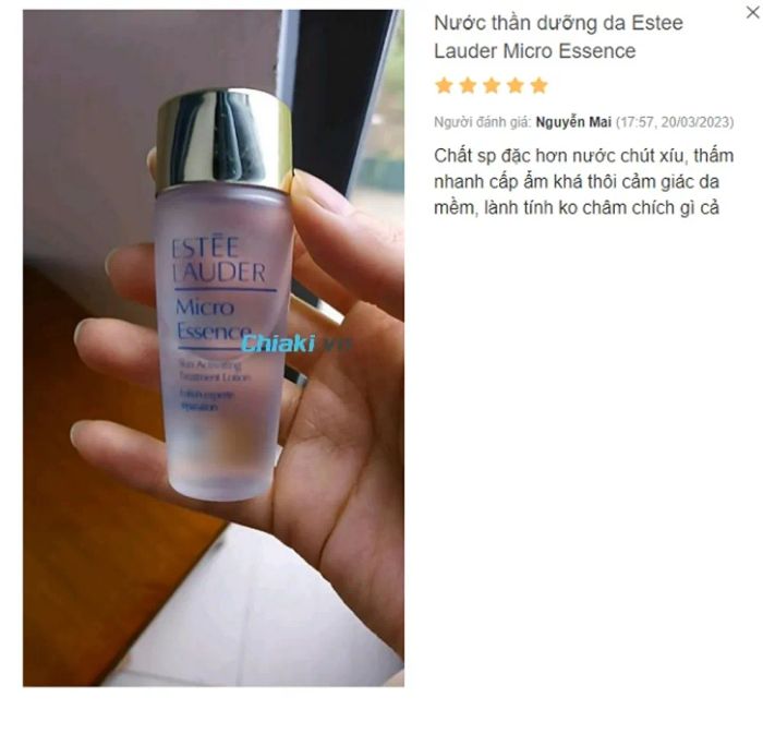 Đánh giá về Tinh chất dưỡng ẩm Estee Lauder Micro Essence