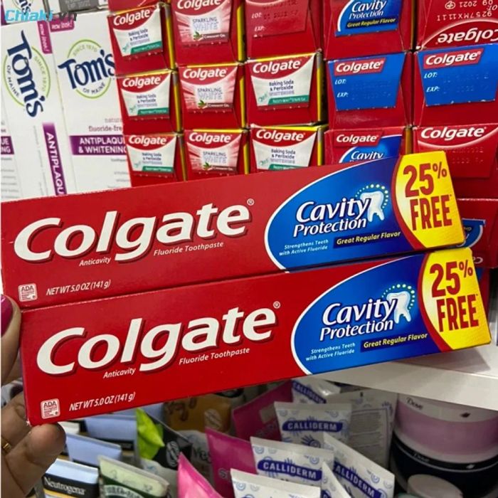 Kem đánh răng Colgate Cavity Protection giúp cải thiện tình trạng sâu răng