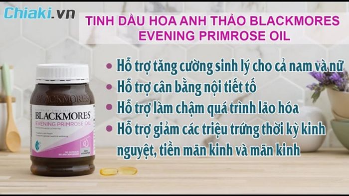 Viên uống tinh dầu hoa Anh Thảo Úc Blackmores