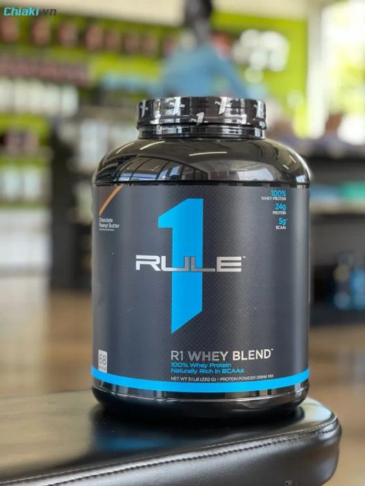 Rule 1 Whey Blend kết hợp ba dòng Whey Isolate, Whey Concentrate và Whey Hydrolyzed