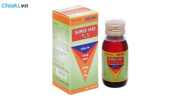 Thuốc siro TW3 hỗ trợ giảm ho khan, triệu chứng cảm