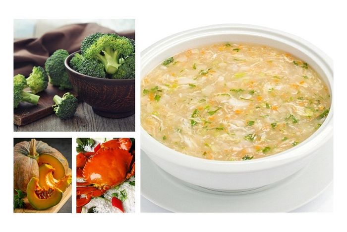 Gợi ý cách nấu súp cua cho bé với bông cải xanh thơm ngon