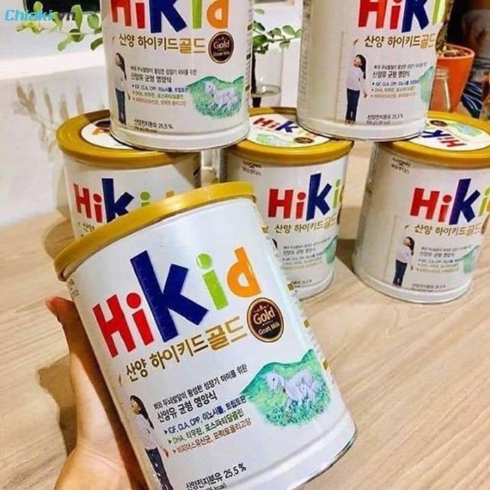 Sữa dê Hikid Gold Hàn Quốc hỗ trợ tăng cân, tăng chiều cao cho trẻ