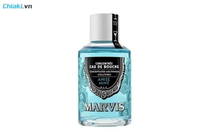 nước súc miệng không cồn Marvis Anise Mint Concentrated Mouthwash