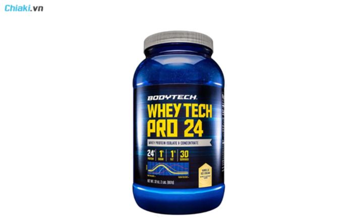 thực phẩm chức năng tăng cơ bắp BodyTech Whey Tech Pro 24 Protein Isolate