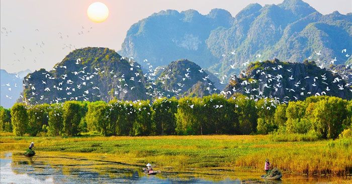 Phần văn giới thiệu về một cảnh thiên nhiên 
