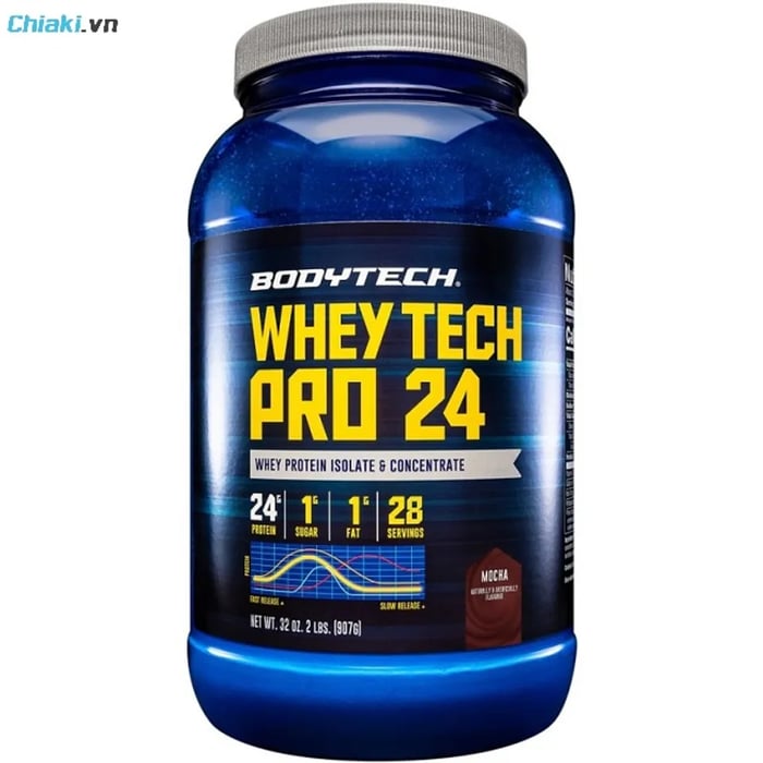 Bột BodyTech Whey Protein Isolate giúp nâng cao sức mạnh của cơ thể