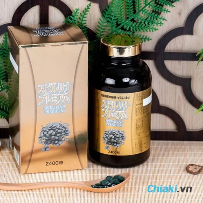 Thuốc tăng cân Nhật Bản Spirulina Premium