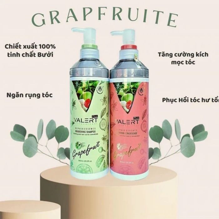 Bộ sản phẩm Dầu Gội Dầu Xả Tinh Chất Bưởi Grapefruit Trị Rụng Tóc