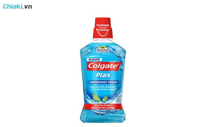 nước súc miệng trị sâu răng Colgate Plax Peppermint Fresh