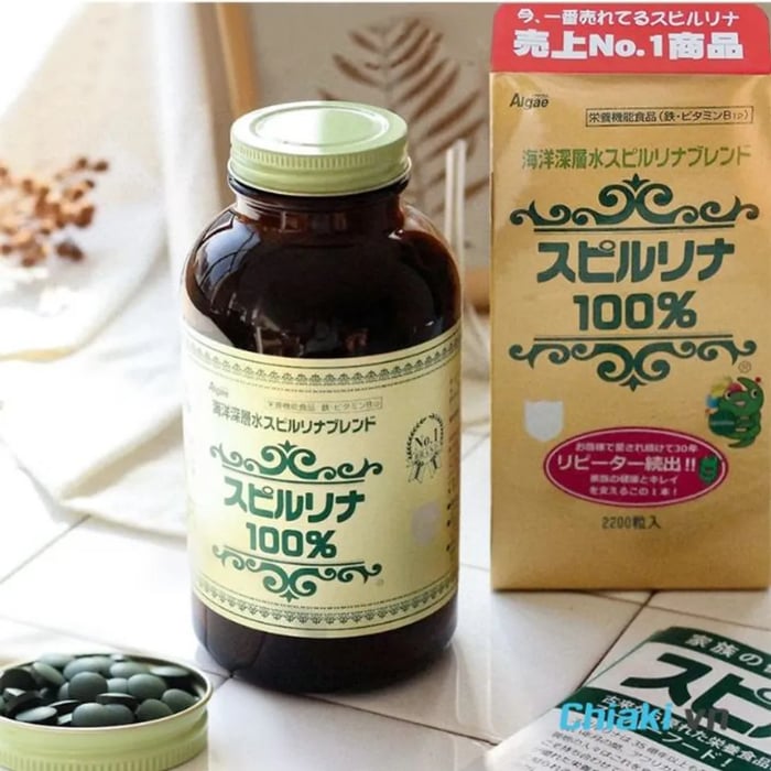 Thuốc tăng cân Spirulina của Nhật