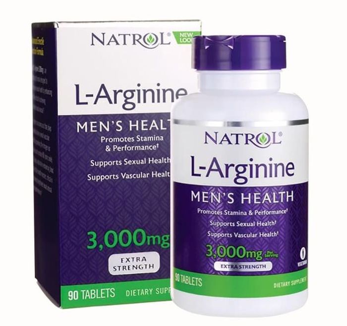 L-Arginine 3000 mg - sản phẩm tăng cường sinh lý nam của Mỹ