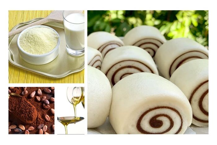 Cách làm bánh bao cho bé ăn dặm với cacao tại nhà