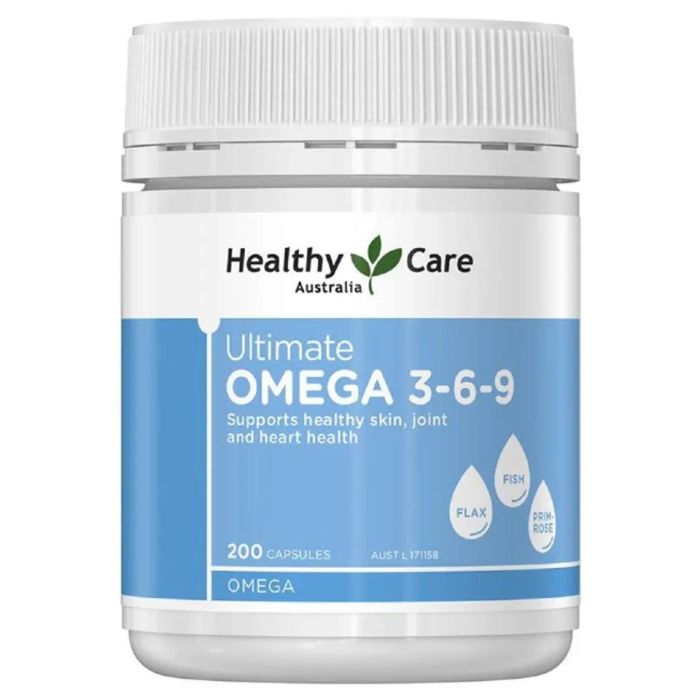 Thuốc bổ mắt Omega 3 6 9 Healthy Care dành cho người già