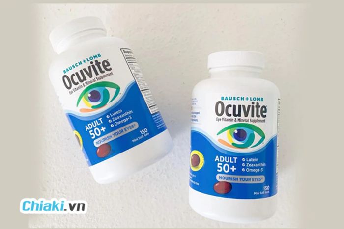 Viên uống Ocuvite Adult 50+ dành cho người cao tuổi trên 50 của Mỹ