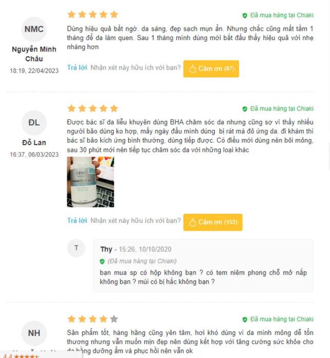 Giảm sưng viêm, làm dịu da và loại bỏ vi khuẩn cũng như các tác động tiêu cực từ mụn.