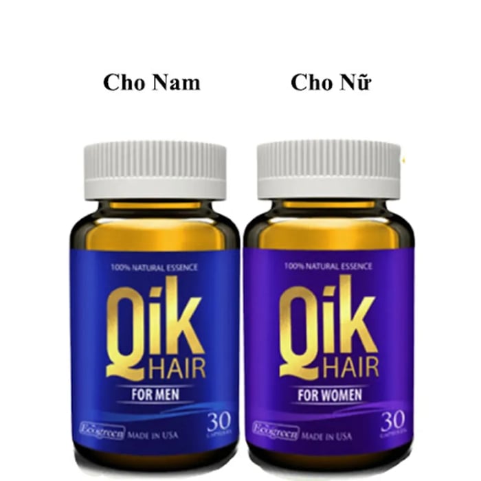 Viên Uống QIK For Women 30 Viên, Hỗ Trợ Hiệu Quả Giảm Rụng Tóc