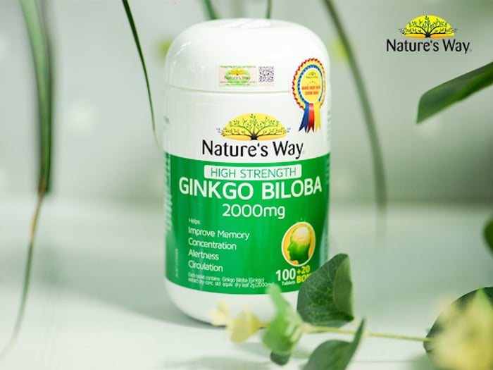 Viên Uống Cải Thiện Trí Nhớ Ginkgo Biloba 2000mg Của Úc, Hộp 120 Viên