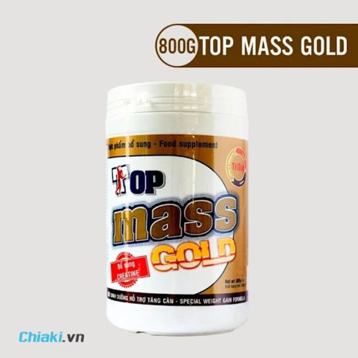 Sữa Tăng Cân Cho Người Gầy Top Mass Gold Chính Hãng Hộp 800g