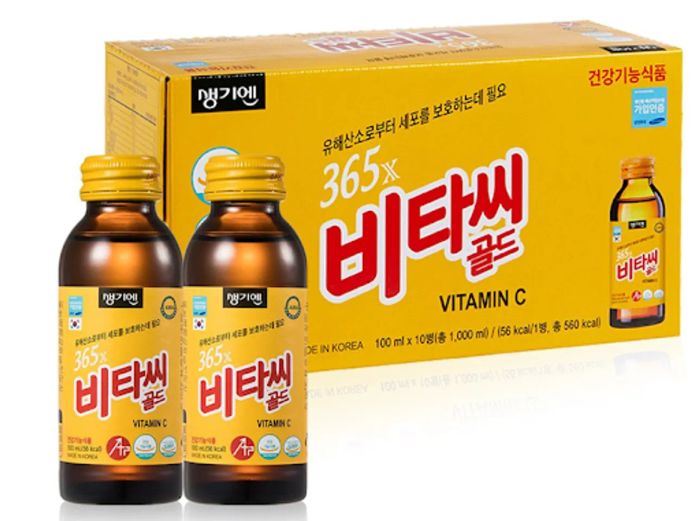 Nước Uống Vitamin C Gold 365x Hàn Quốc Hỗ Trợ Tăng Đề Kháng