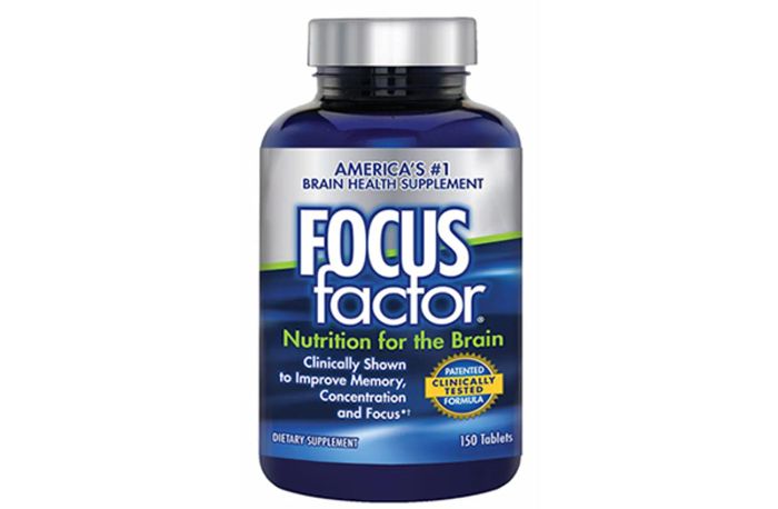 viên uống bổ não Focus Factor Nutrition for the Brain cho người cao tuổi